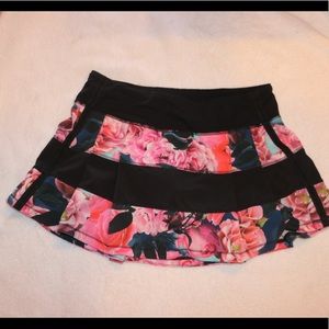 Lulu lemon floral skirt